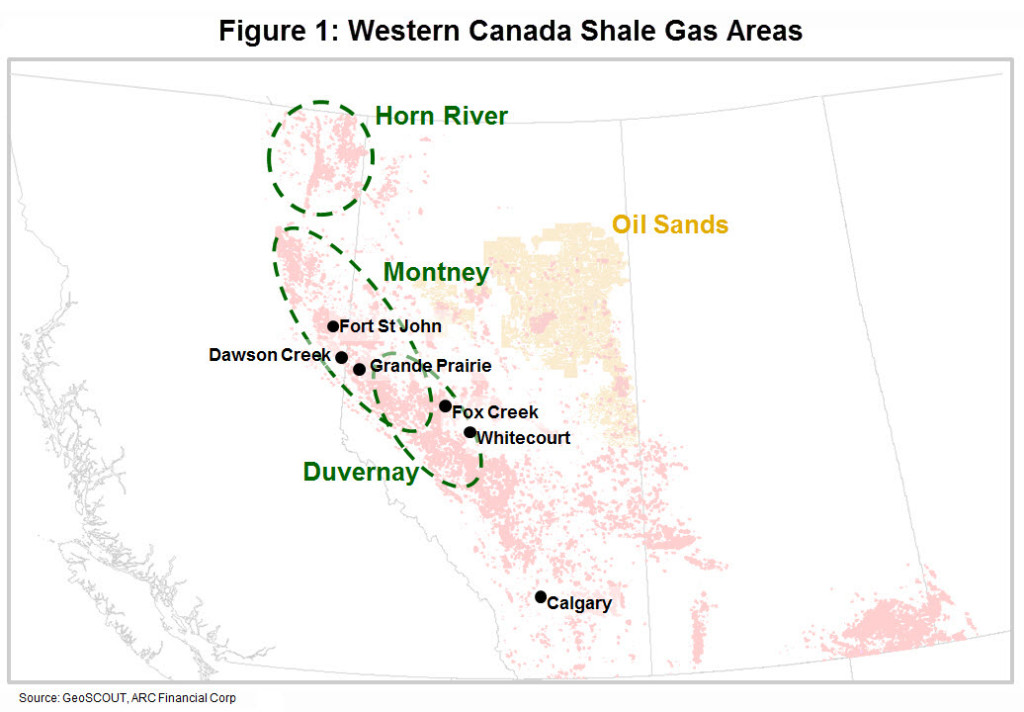 v.2 Western Canada Shale Gas Locations